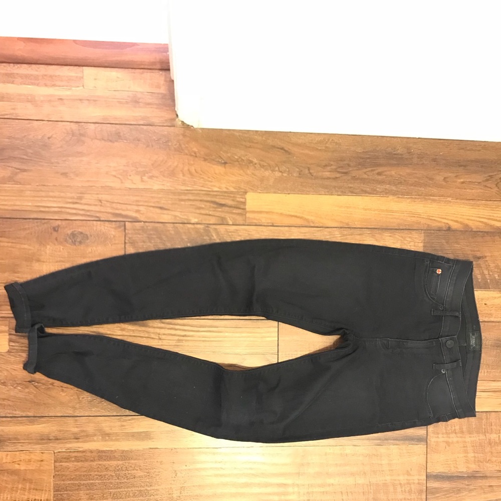 Hudson High Waist Skinny Jeans Black